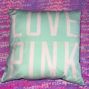 🖤💚 VS PINK RARE LOVE PINK Throw Pillow 💚🖤